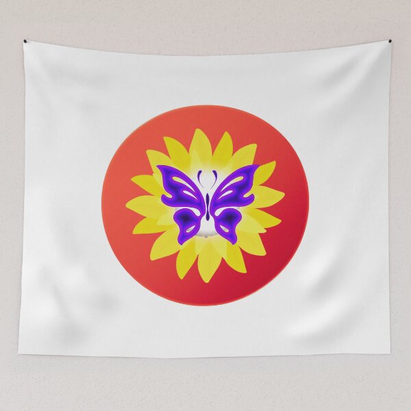 Item preview, Butterfly on sunflower designed and sold by Velvet Noise.