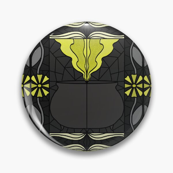 Item preview, Stained Glass Witches Cauldron (grey) designed and sold by PaganArtisan.
