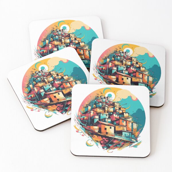 Item preview, Brazil colorful ful design designed and sold by Stickerlion.