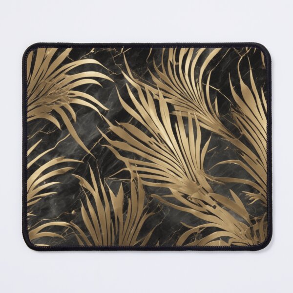 Item preview, Black and gold leaf pattern designed and sold by asbno19.