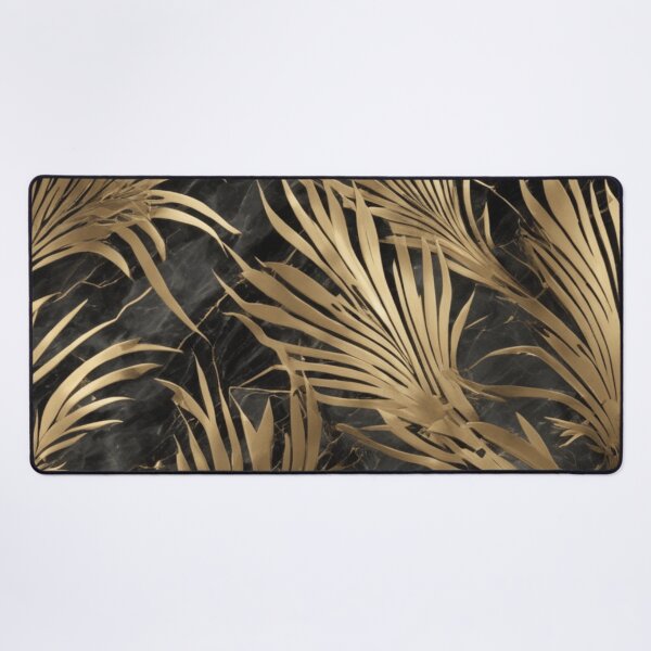 Item preview, Black and gold leaf pattern designed and sold by asbno19.