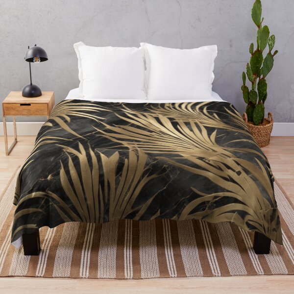 Item preview, Black and gold leaf pattern designed and sold by asbno19.
