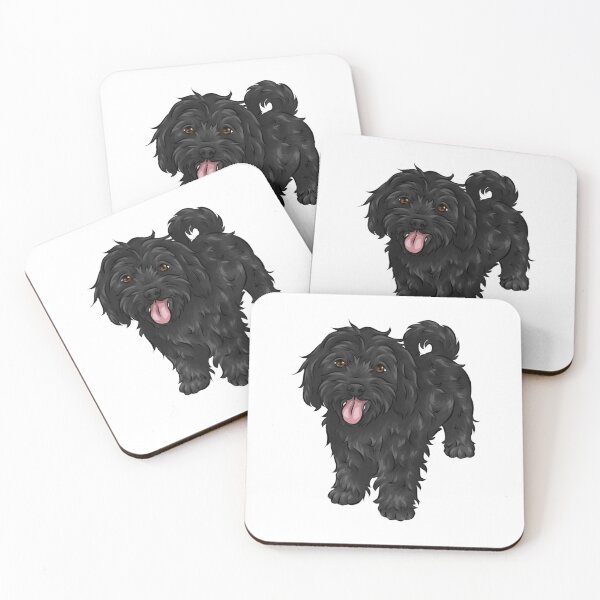 Item preview, Cute Cavapoo  Black  Cute Dog Art 	 	 designed and sold by heopsqmmmr93.