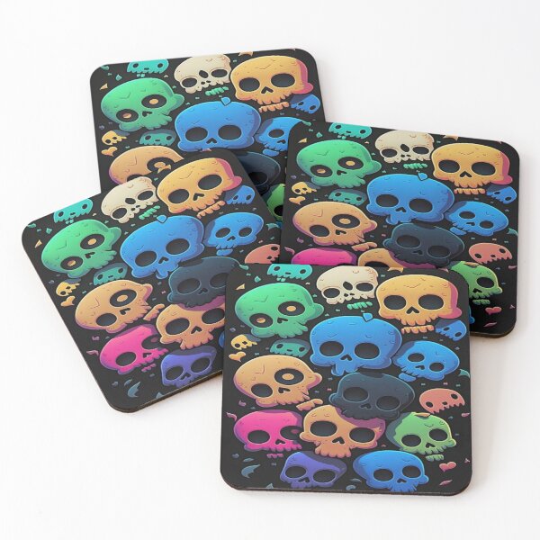 Item preview, Colored Skulls designed and sold by Teixeira224.
