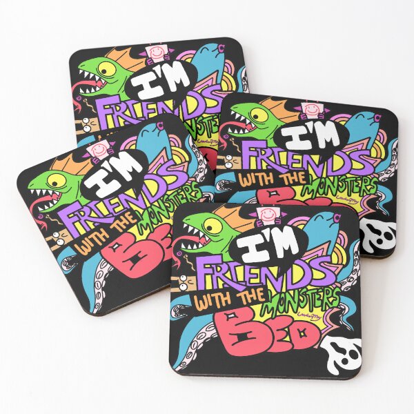 Item preview, Friends with the monsters under my bed designed and sold by DigitEclectic.