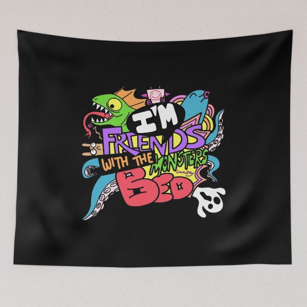Item preview, Friends with the monsters under my bed designed and sold by DigitEclectic.