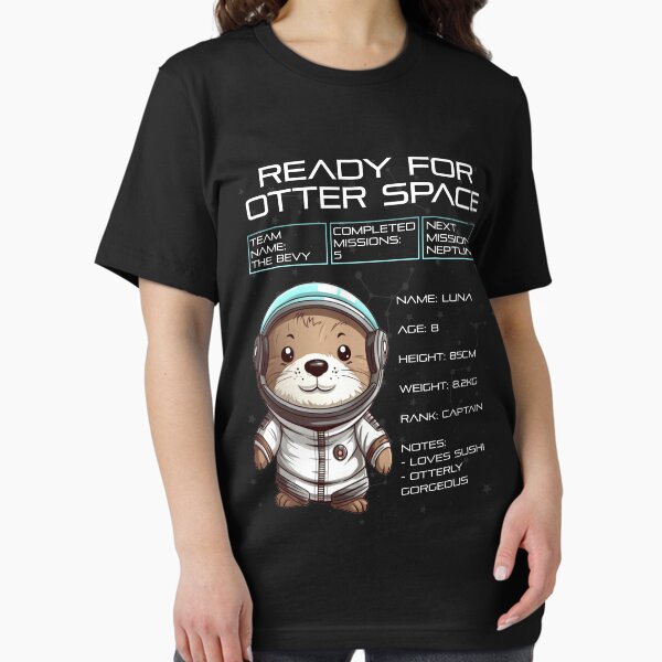 Artikel-Vorschau von Otter Space - Astronaut Otter - Süßer Otter, designt und verkauft von Mini Pandas.