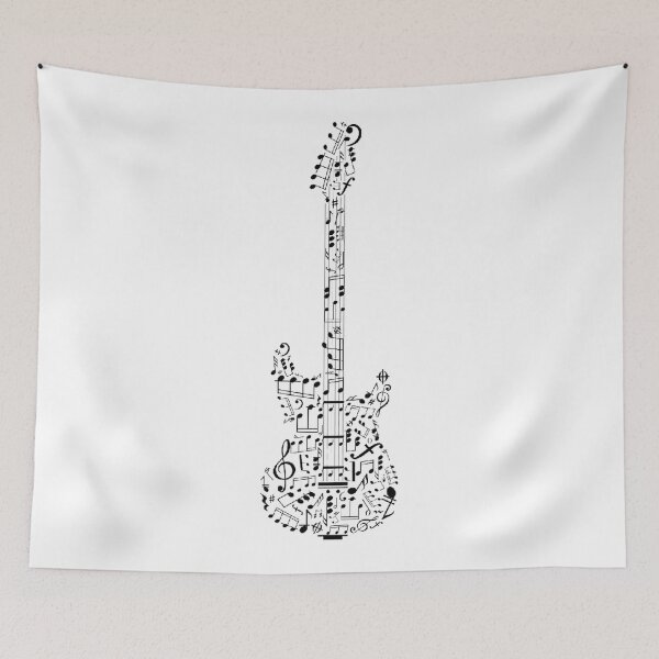 Item preview, Musical note guitar designed and sold by bayanshop23.