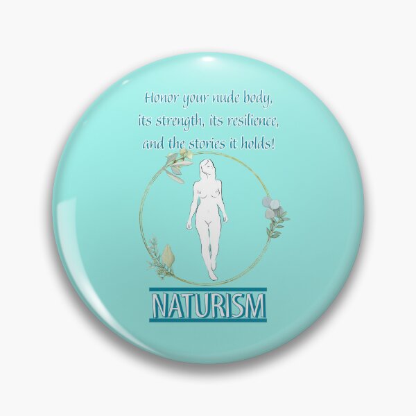 Item preview, Naturism. Honor your nude body! F Silhouettes F designed and sold by NUDIMS.
