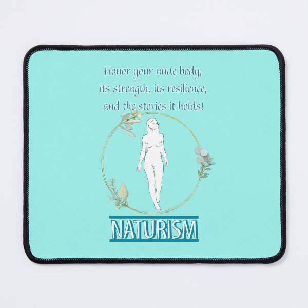 Item preview, Naturism. Honor your nude body! F Silhouettes F designed and sold by NUDIMS.