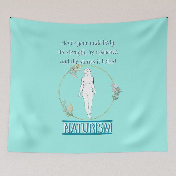 Item preview, Naturism. Honor your nude body! F Silhouettes F designed and sold by NUDIMS.