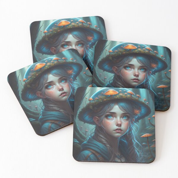 Item preview, Mushroom Girl designed and sold by Printsalotl.