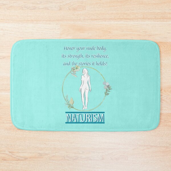 Item preview, Naturism. Honor your nude body! F Silhouettes B designed and sold by NUDIMS.