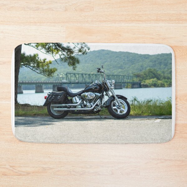 Item preview, Harley Fat Boy at Bethany Bridge designed and sold by TheAO-RB.