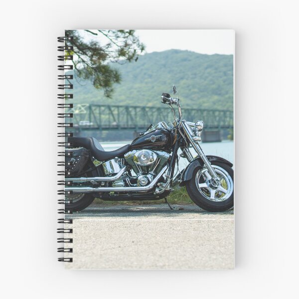 Item preview, Harley Fat Boy at Bethany Bridge designed and sold by TheAO-RB.