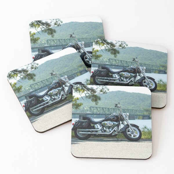 Item preview, Harley Fat Boy at Bethany Bridge designed and sold by TheAO-RB.