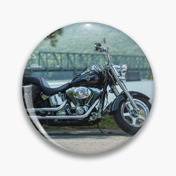 Item preview, Harley Fat Boy at Bethany Bridge designed and sold by TheAO-RB.