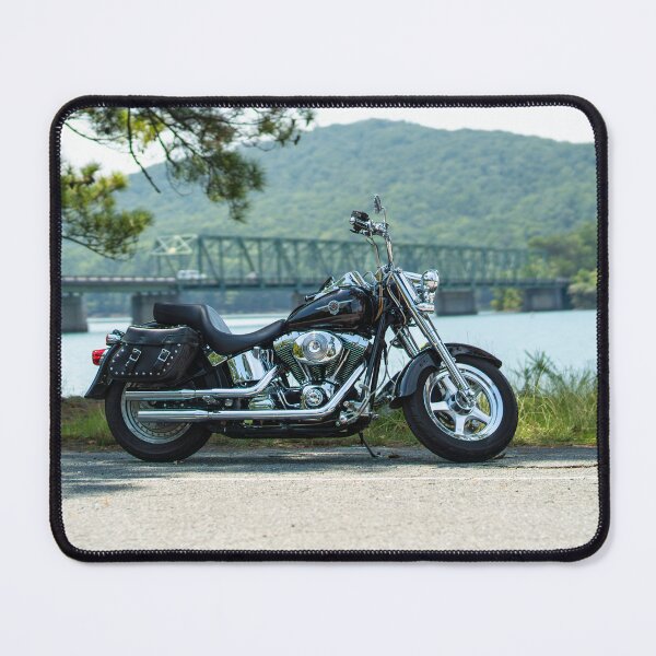 Item preview, Harley Fat Boy at Bethany Bridge designed and sold by TheAO-RB.