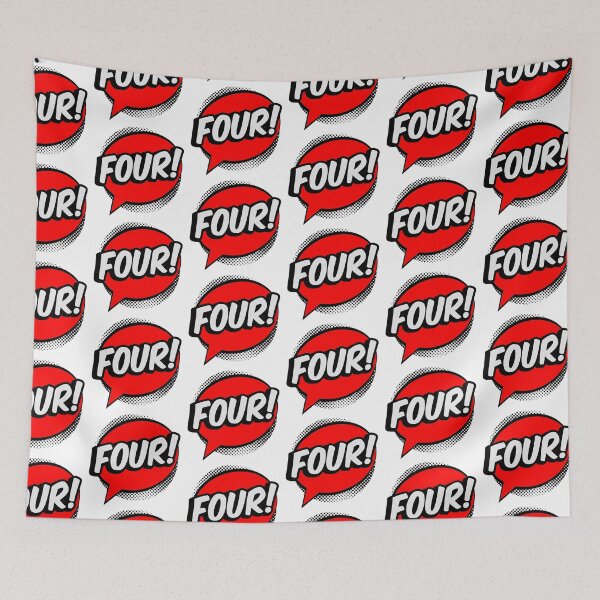 Item preview,  Cricket Themed Comic Style Shout-Out FourLogo  designed and sold by MimsTees.