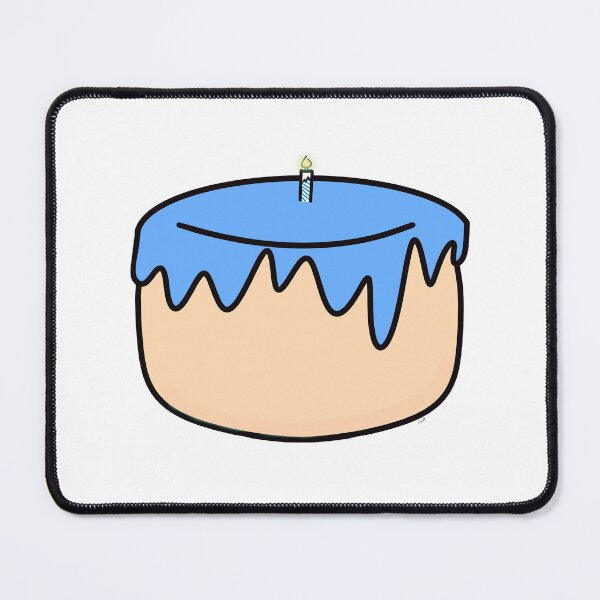 Item preview, Blue Icing Cake designed and sold by Nugget's Illustrations.