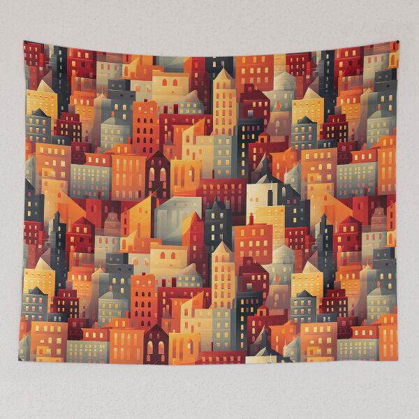 Item preview, City Skyscapper Pattern designed and sold by christiangates.