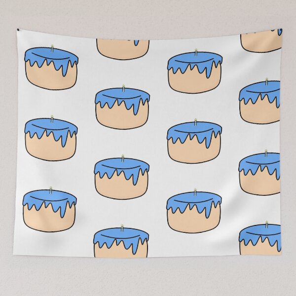 Item preview, Blue Icing Cake designed and sold by Nugget's Illustrations.