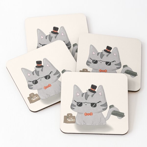 Item preview, Secret Service Cat designed and sold by KooKooPerd-.