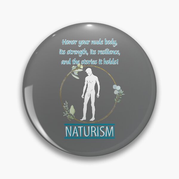 Item preview, Naturism. Honor your nude body! M Silhouettes F designed and sold by NUDIMS.