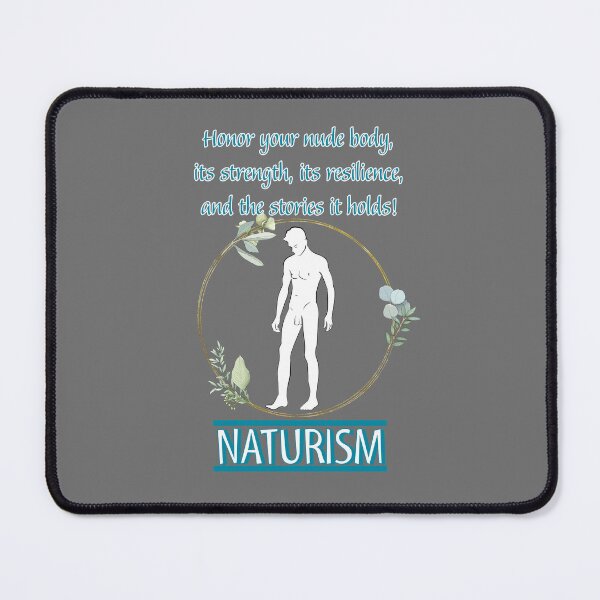 Item preview, Naturism. Honor your nude body! M Silhouettes F designed and sold by NUDIMS.