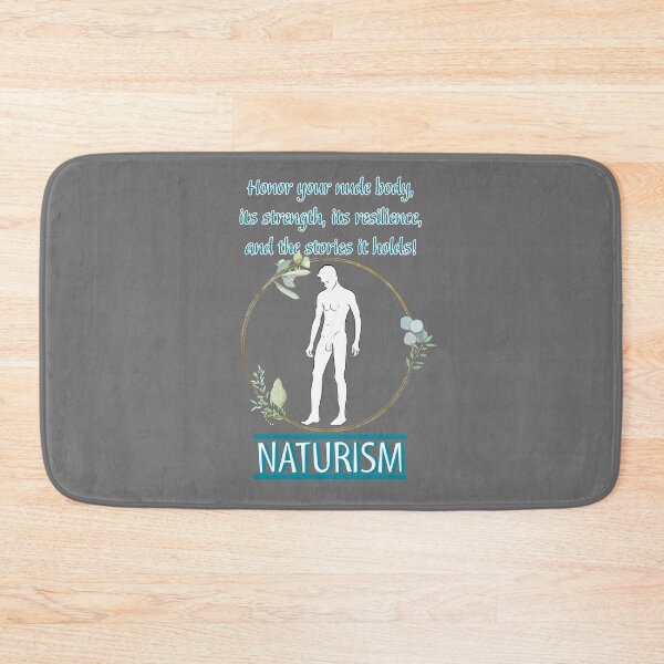 Item preview, Naturism. Honor your nude body! M Silhouettes F designed and sold by NUDIMS.