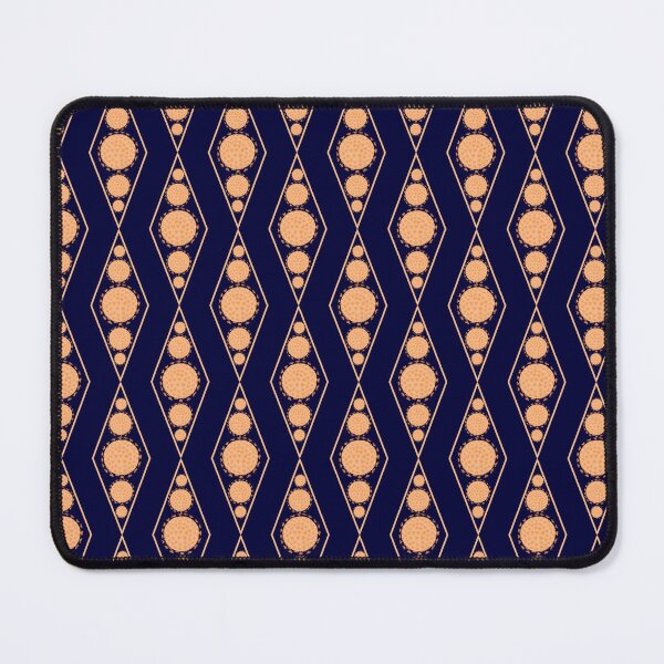 Item preview, Art Deco Covid (orange & blue) designed and sold by PaganArtisan.