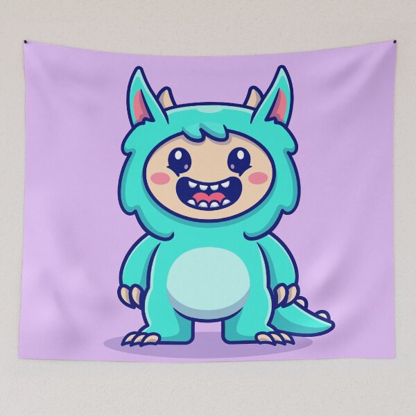 Item preview, Playful Monster Kid designed and sold by hjian8219.
