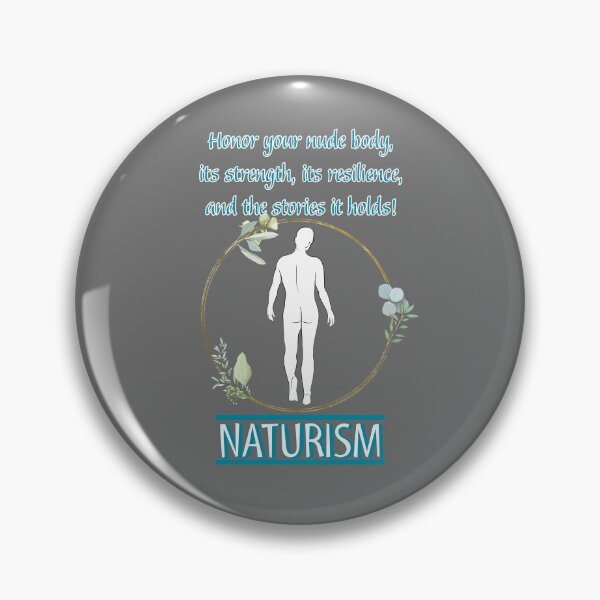 Item preview, Naturism. Honor your nude body! M Silhouettes B designed and sold by NUDIMS.