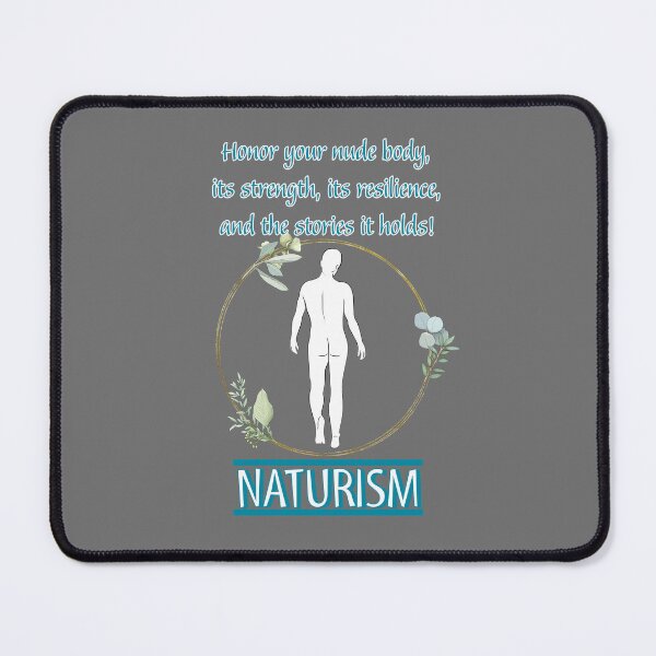 Item preview, Naturism. Honor your nude body! M Silhouettes B designed and sold by NUDIMS.