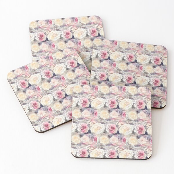 Item preview, Pink and White Rose Pattern designed and sold by Byreign.