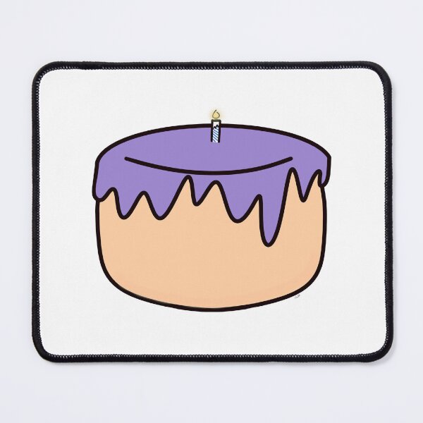 Item preview, Purple Icing Cake designed and sold by Nugget's Illustrations.