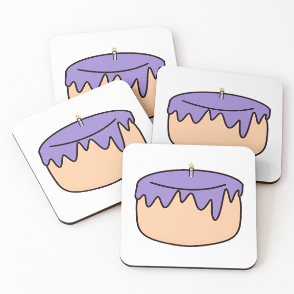 Item preview, Purple Icing Cake designed and sold by Nugget's Illustrations.