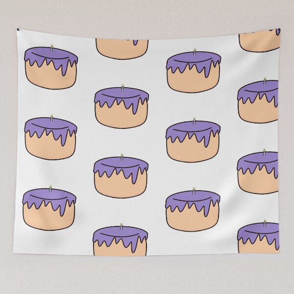 Item preview, Purple Icing Cake designed and sold by Nugget's Illustrations.