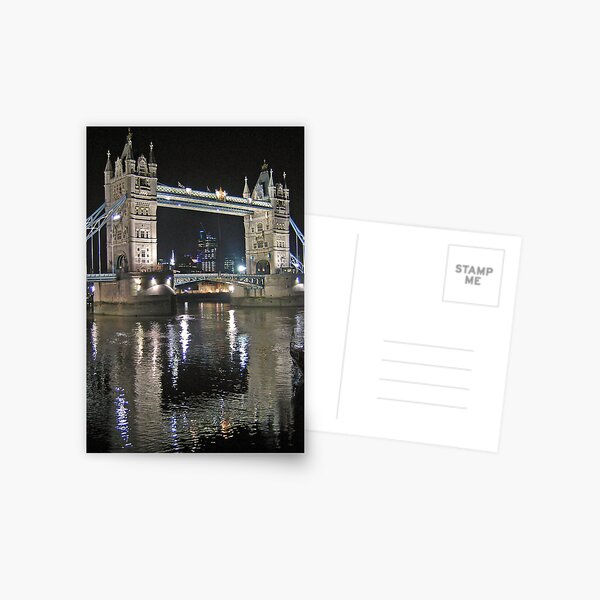 Tower Bridge reflections Postcard