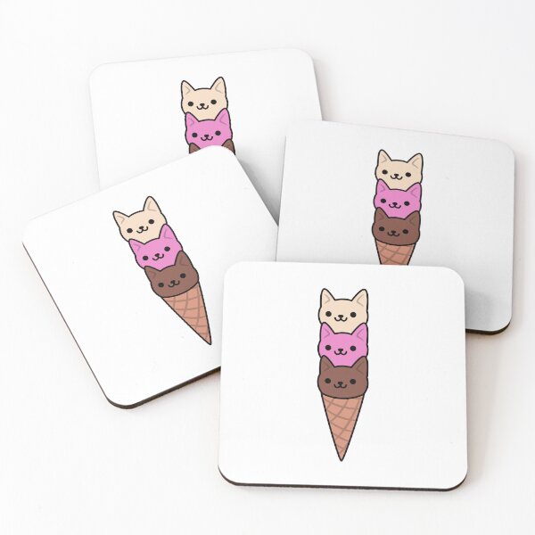 Artikelvorschau, Katzen-Eistüte entworfen und verkauft von SideQuestDoodles.