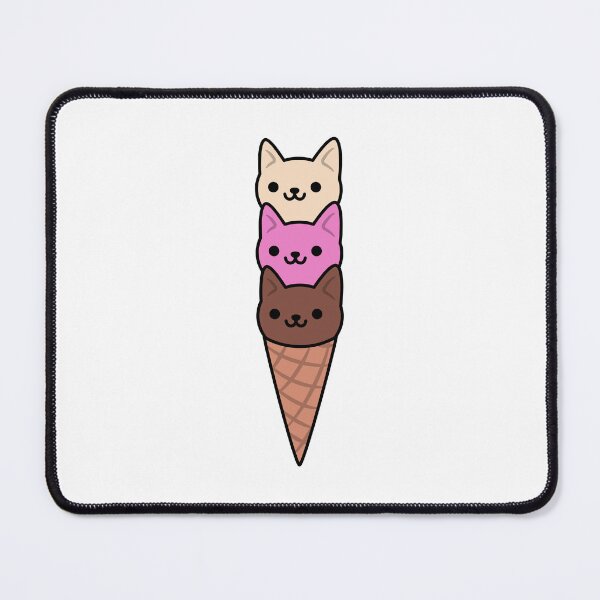 Item preview, Cat Ice Cream Cone designed and sold by SideQuestDoodles.