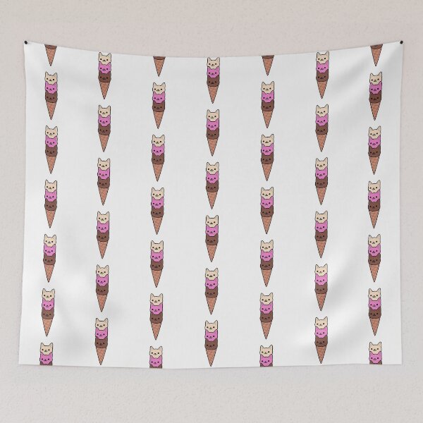 Item preview, Cat Ice Cream Cone designed and sold by SideQuestDoodles.