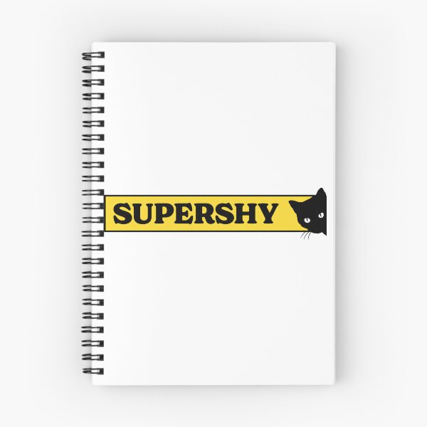 Item preview, Supershy Black Cat, Shy Feline designed and sold by kcaandwu.