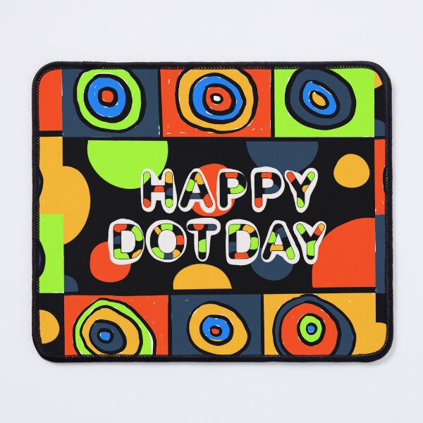 Item preview, Happy Dot Day Poster Design by ZeesDesign on Redbubble designed and sold by ZEESDESIGN.