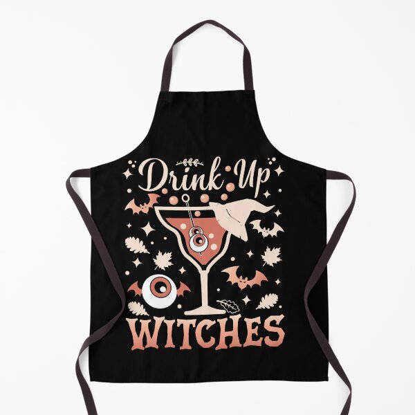 Item preview, Drink Up Witches | Funny Halloween Spooky Orange Cocktail - Black designed and sold by PearlMoonGrapes.