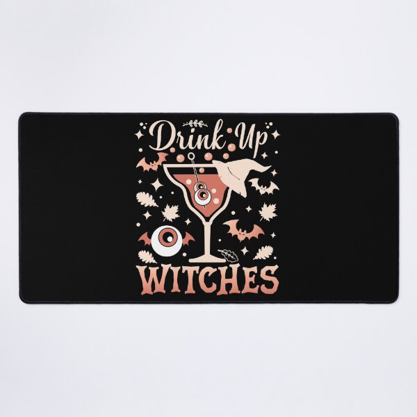 Item preview, Drink Up Witches | Funny Halloween Spooky Orange Cocktail - Black designed and sold by PearlMoonGrapes.