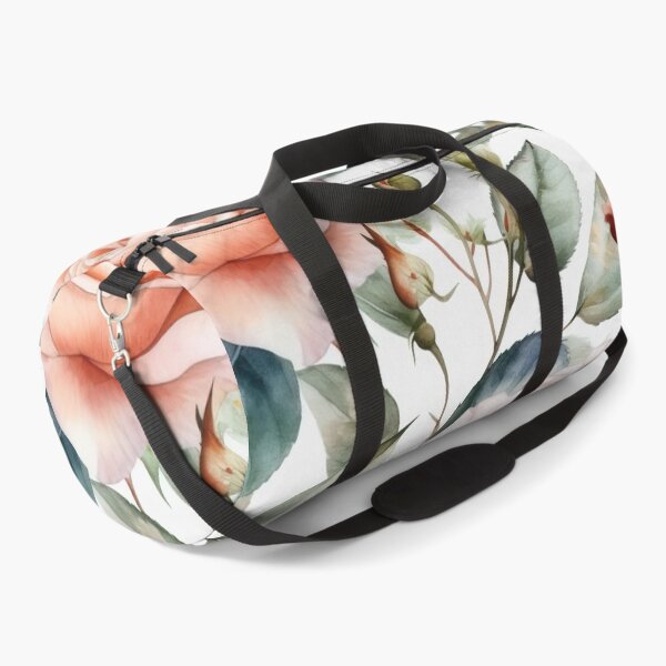 Item preview, Watercolor of Seamless Pattern with Roses and Leaves on white background .AI generated Illustration. designed and sold by svetlanna.