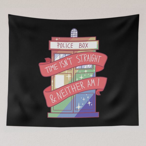 Item preview, Time isn't straight and neither am I 	 designed and sold by cnbtnfek99.
