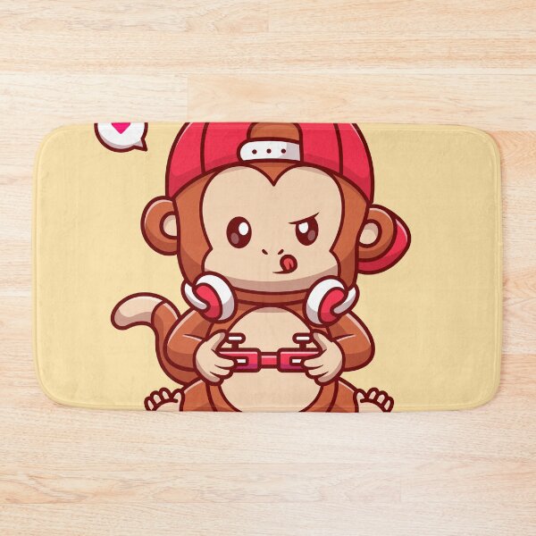 Item preview, Cute Monkey Gamer designed and sold by hjian8219.