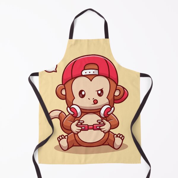 Item preview, Cute Monkey Gamer designed and sold by hjian8219.